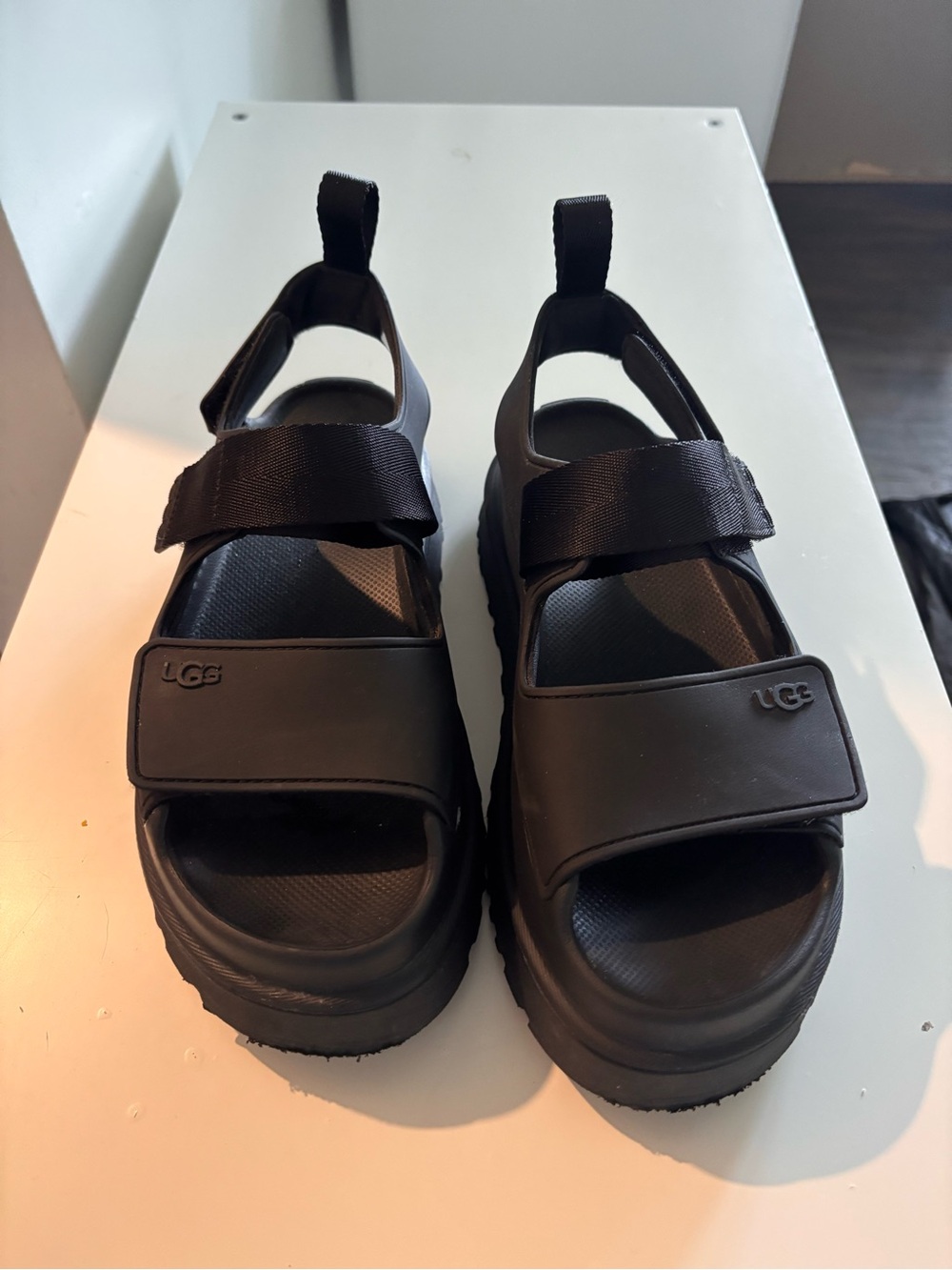 UGG black womens sandals 9